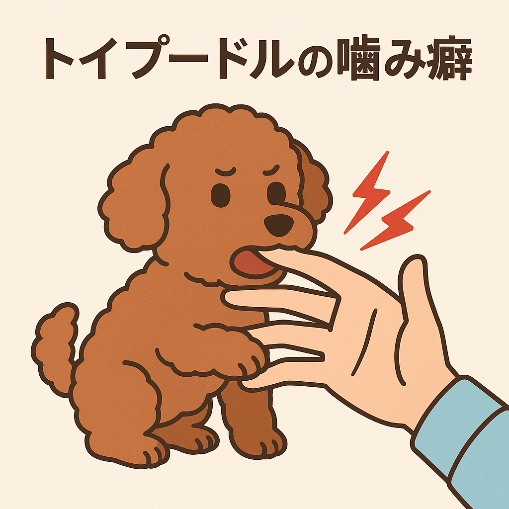 トイプードルの噛み癖を直す