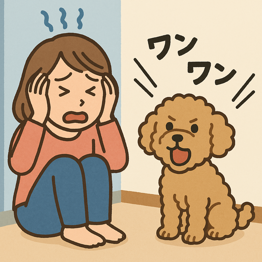 トイプードルの鳴き声がうるさい