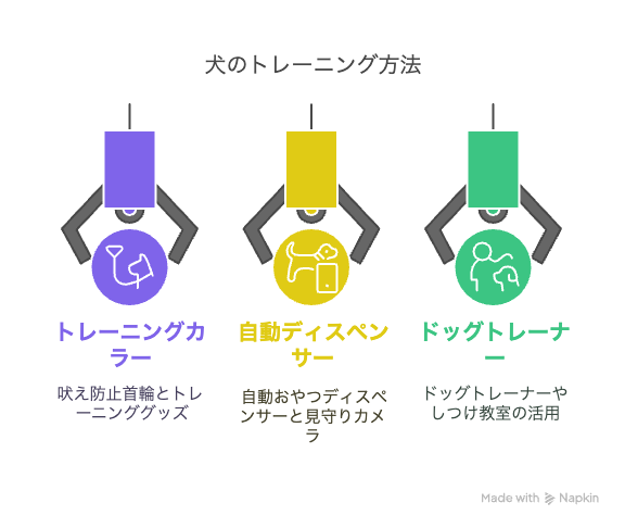 うるさい鳴き声のしつけに役立つアイテム・サービス