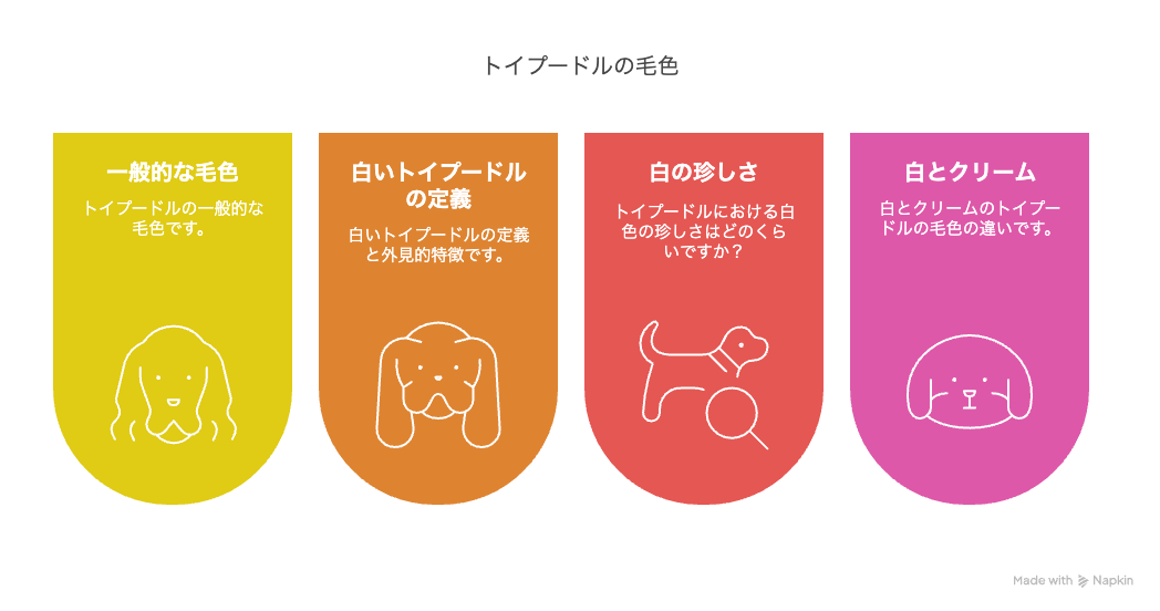 白いトイプードルとは？