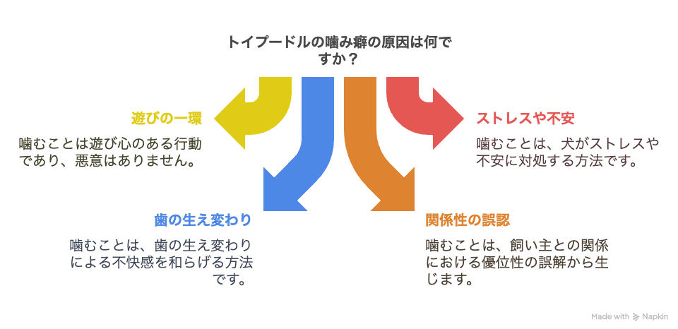 なぜ噛んでしまうの？トイプードルの噛み癖の原因
