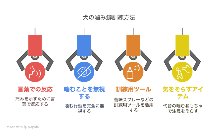 噛み癖を直すための具体的なしつけ方法