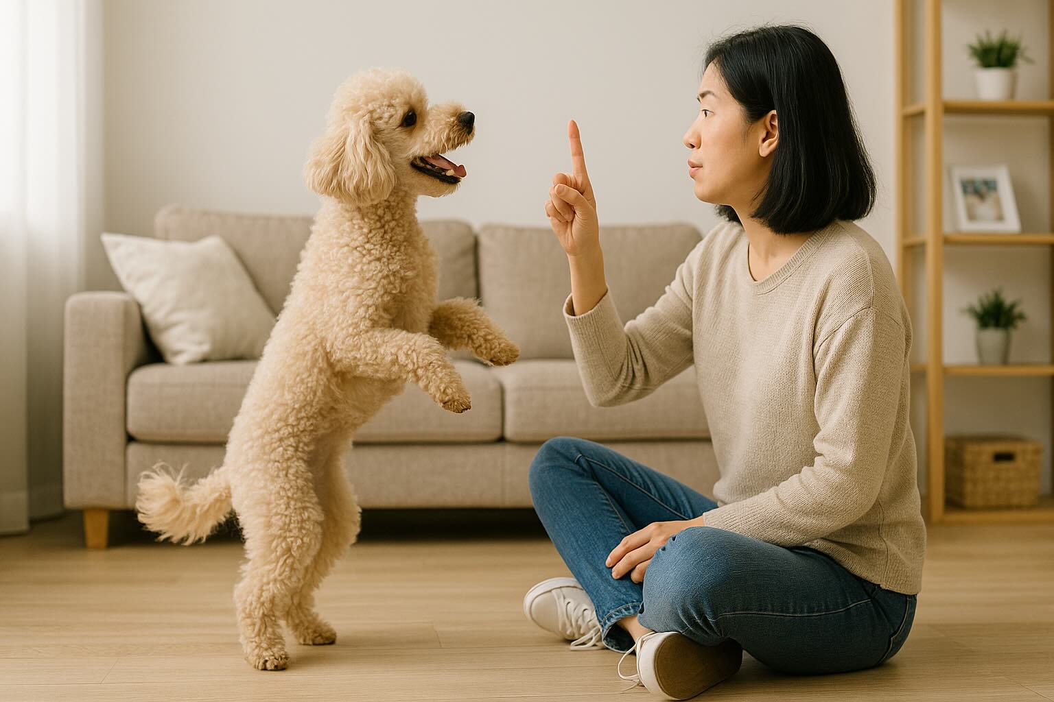 飛びつき・噛みつきを止める！しつけの基本ステップ