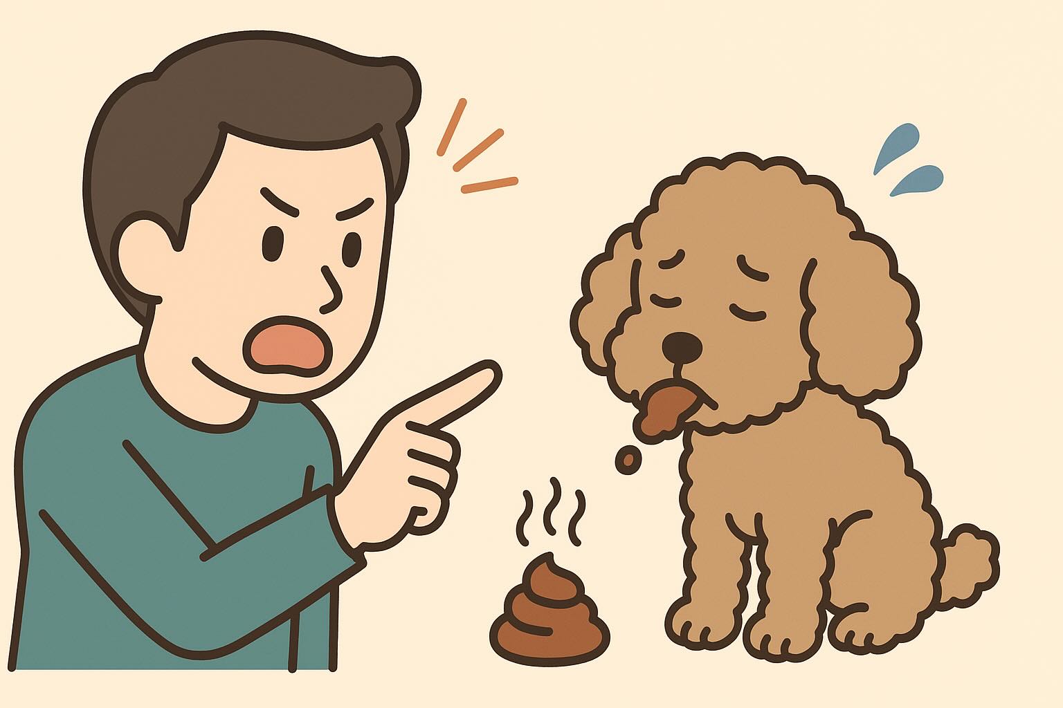 うんちを食べる時にやってはいけないNG対応