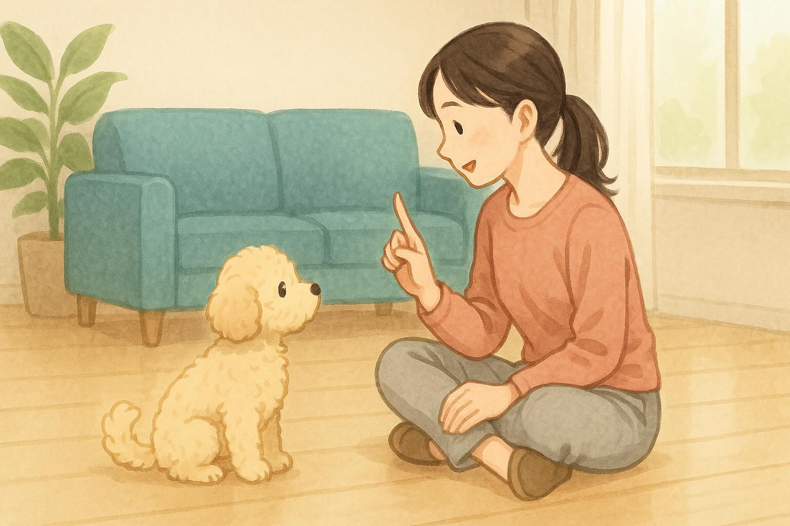 しつけはいつから始めるべき？トイプードルの適齢期