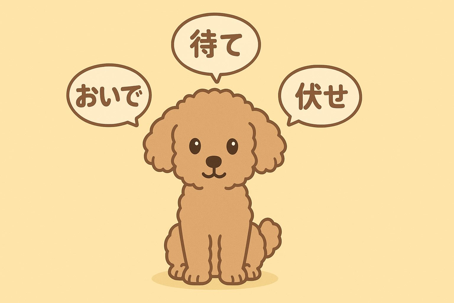 他のしつけとの関係：「待て」以外に教えるべきこと