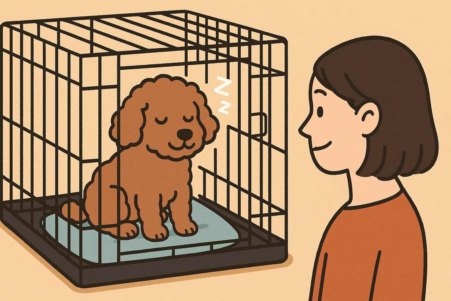 犬が寝る時にケージを使うべき理由とは？