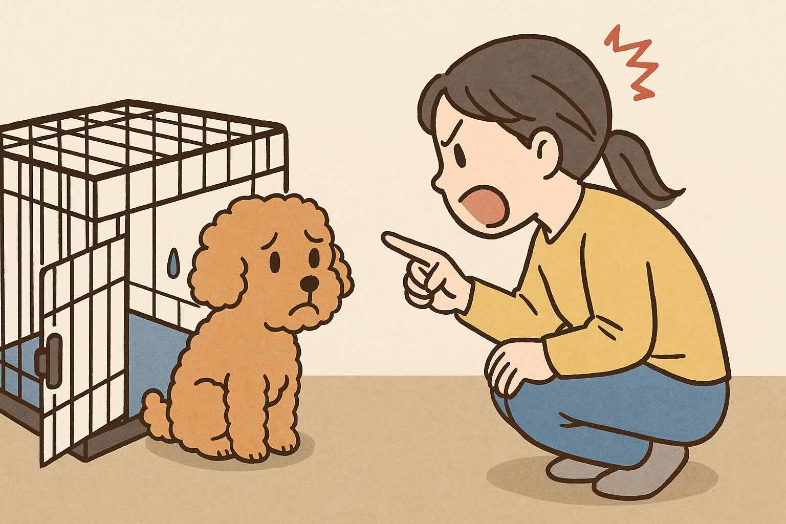 ハウスしつけのよくある失敗とその対策