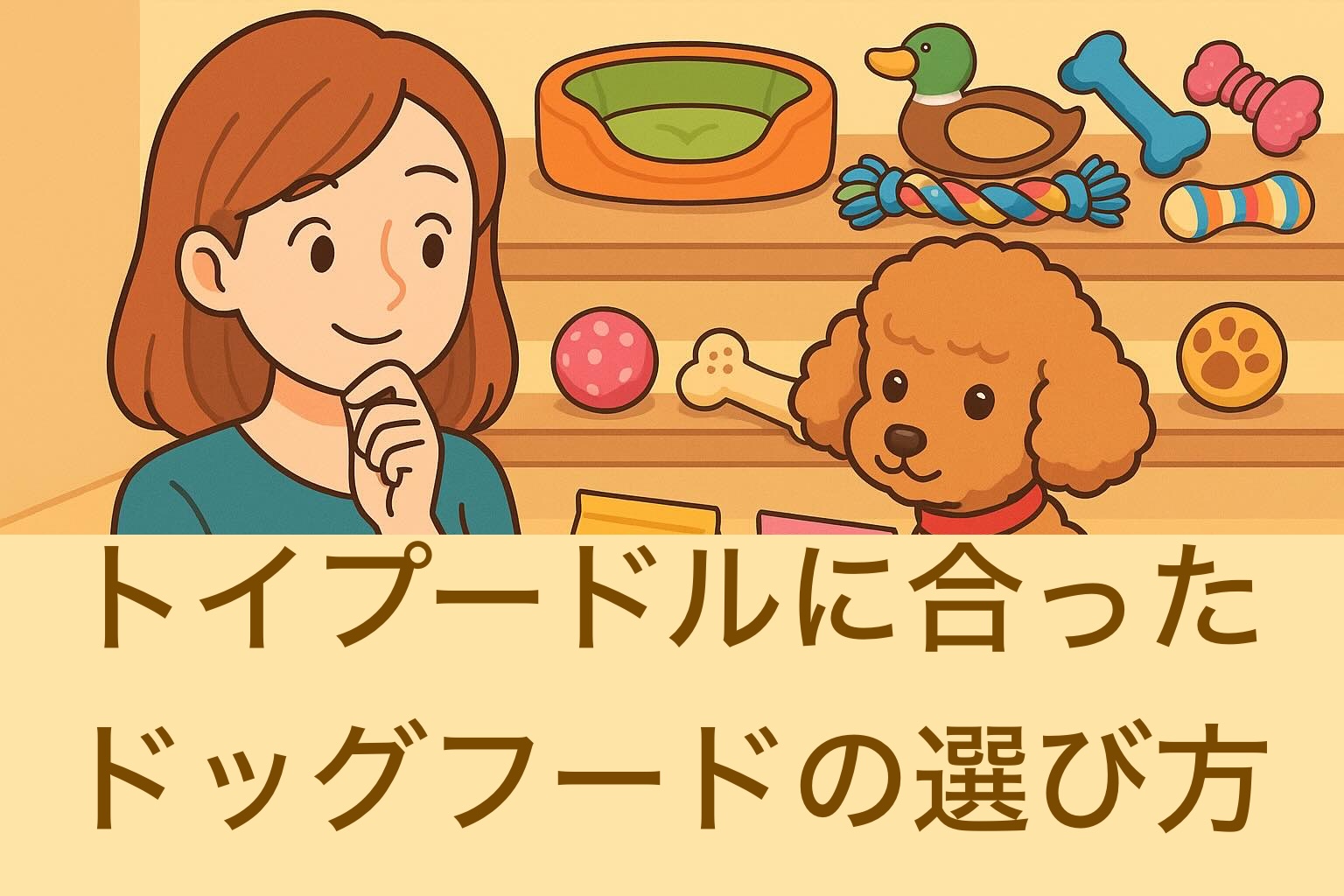 トイプードルに合ったドッグフードの選び方とは？