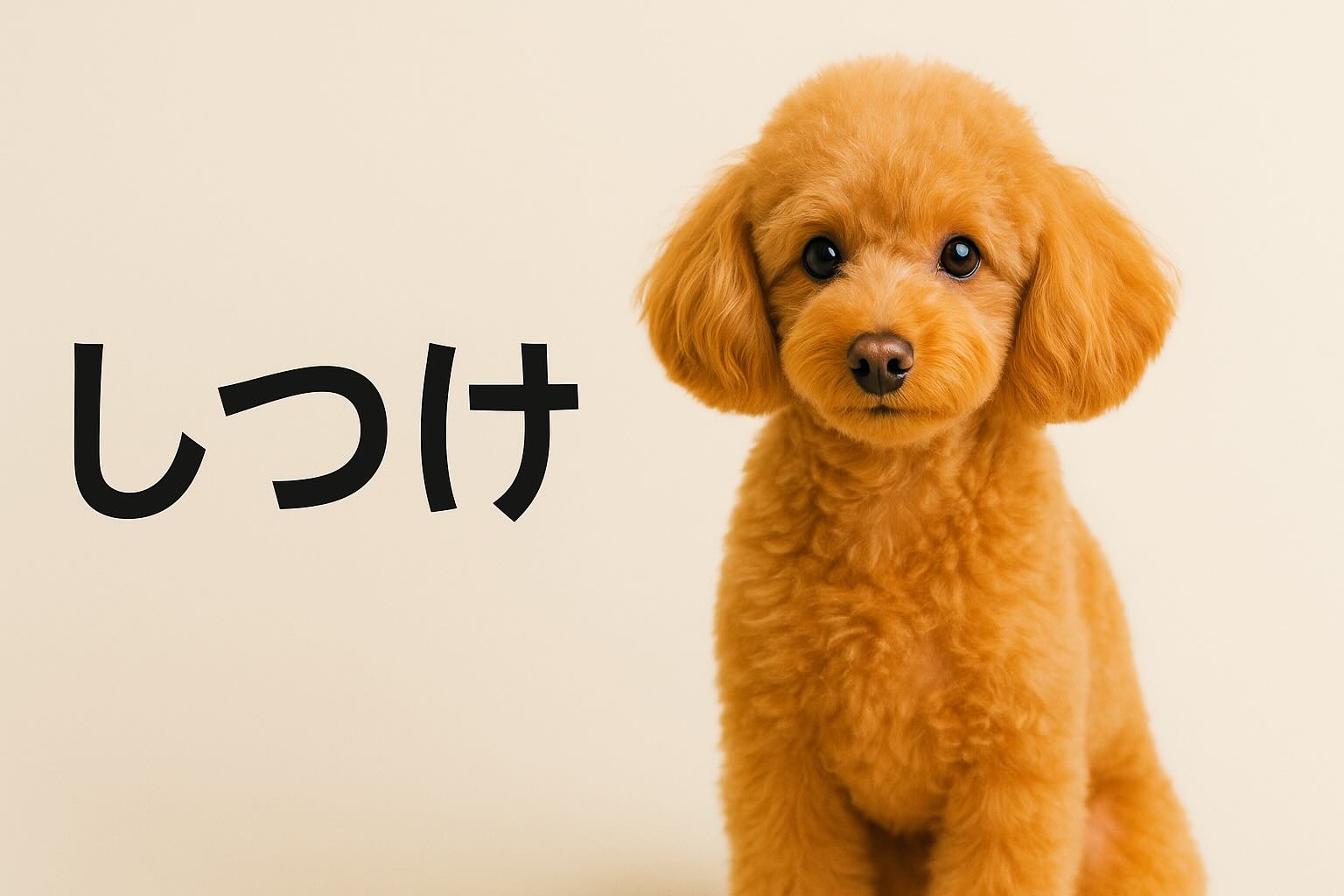トイプードルしつけのカテゴリーページ