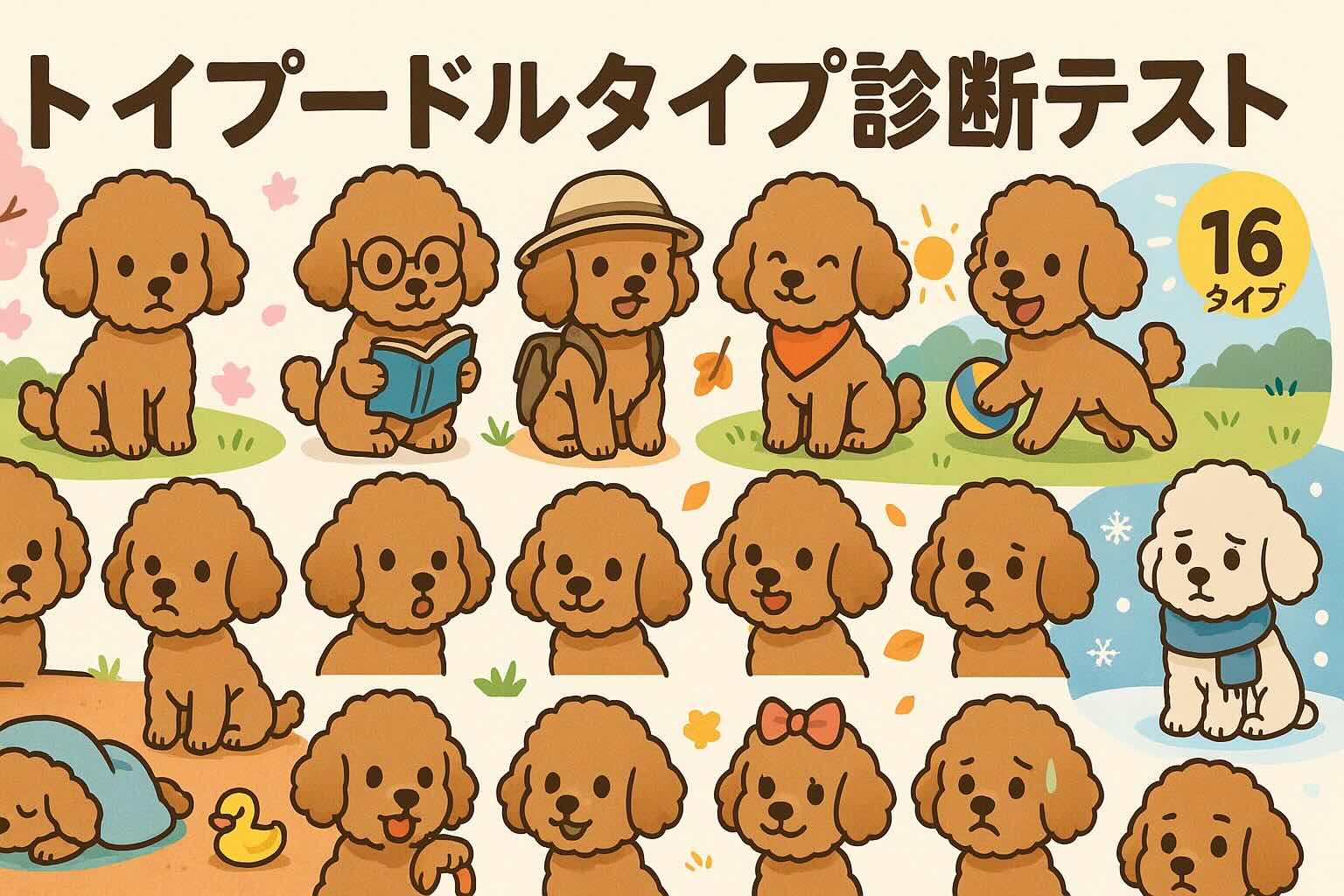トイプードル16タイプ診断