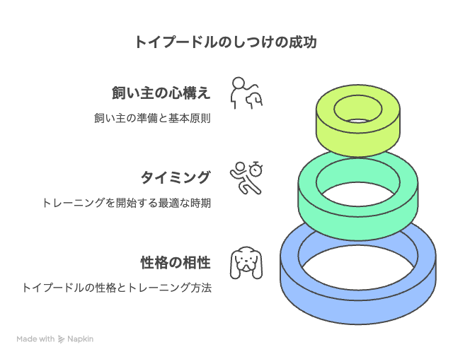トイプードルのしつけを始める前に知っておくべきこと