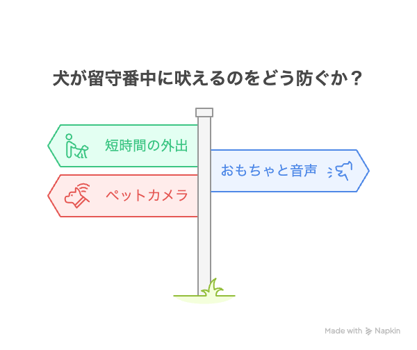 犬が留守番中に吠える場合の対処法
