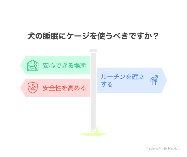 犬が寝る時にケージを使うべき理由とは？
