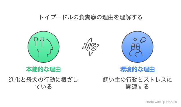 どうしてうんちを食べちゃうの？トイプードルの食糞行動とは