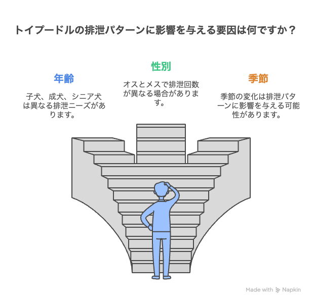 トイプードルのトイレの平均的な回数と頻度