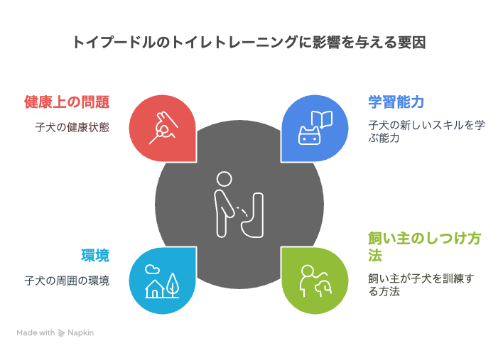 トイプードルがトイレを覚えない主な原因